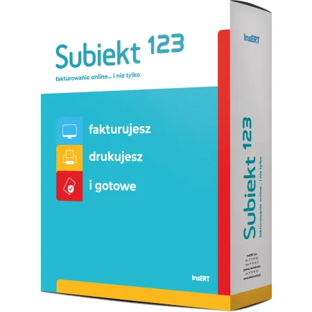 Subiekt 123 pakiet podstawowy - licencja na 12 miesięcy