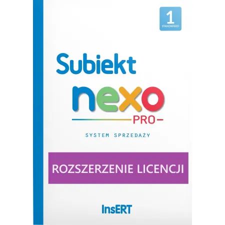 Subiekt nexo pro rozszerzenie +1 stanowisko