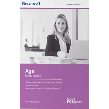 Streamsoft PCBIZNES AGA Kadry i płace do 10 pracowników
